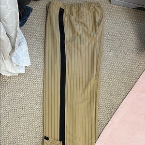 Women’s Tan Striped Pants
